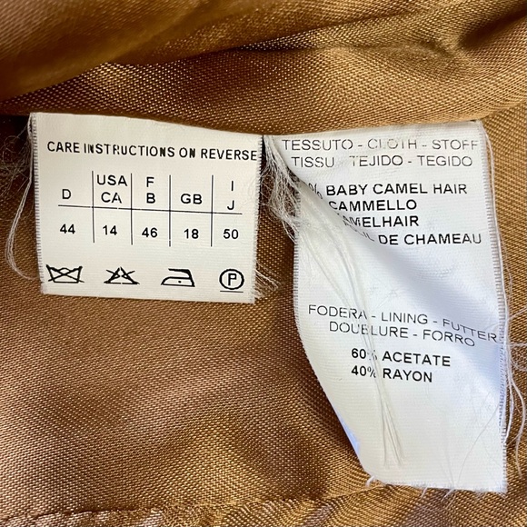 Vintage Collection Fifty Nine 100% Italian Baby Camel Hair Long Coat - Picture 15 of 16